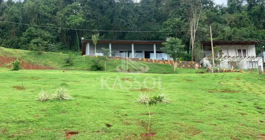 Chacara recanto do sossego linha alto alegre casa mobiliada tres barras pr