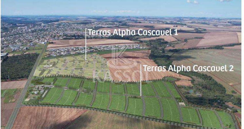 Terreno à venda com 314,5m  no TERRAS ALPHA II - CONDOMÍNIO FECHADO - SANTO INÁCIO, CASCAVEL - PR