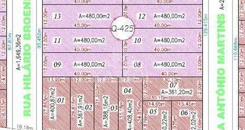 Terreno no Lot Residencial Cidade Universítária - Realeza - PR 480m  R  90 mil