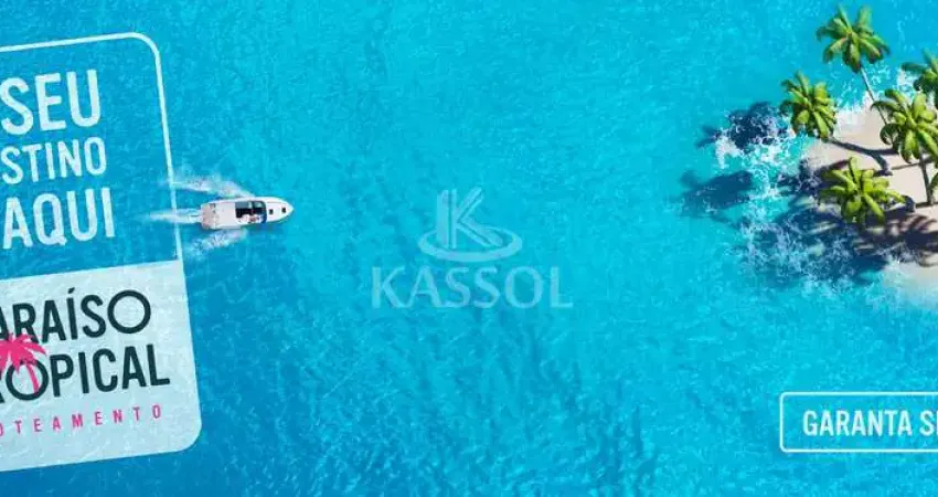 Terrenos dos sonhos paraiso tropical, região oeste, bairro estruturado