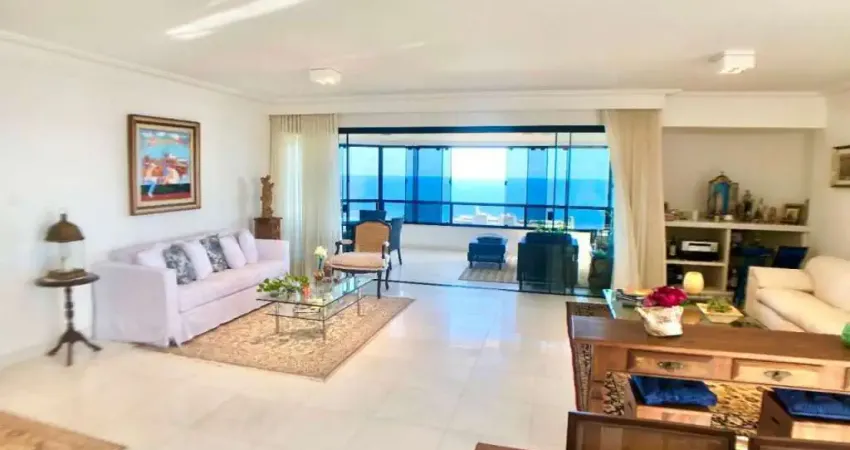 Apartamento em Ondina com 5 quartos e 4 suítes, 305 m² à venda por R$ 2.700.000,00