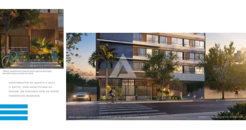 Blue Barra - Apartamento na Barra quarto/sala,  à venda por R$ 550.000,00 - Salvador/BA