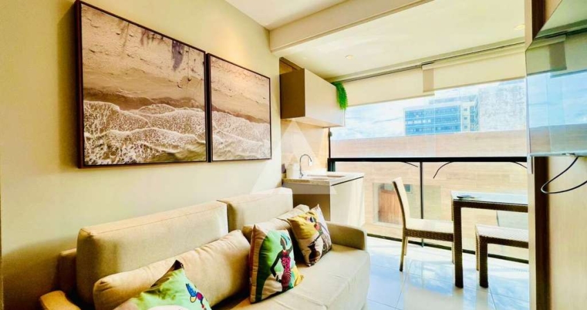 Apartamento na Barra PORTEIRA FECHADA com 1 suíte, 29m² à venda por R$ 650.000,00