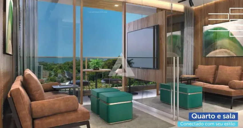 Connect ondina – quarto e sala à venda por r$ 482.500,00 – salvador/ba