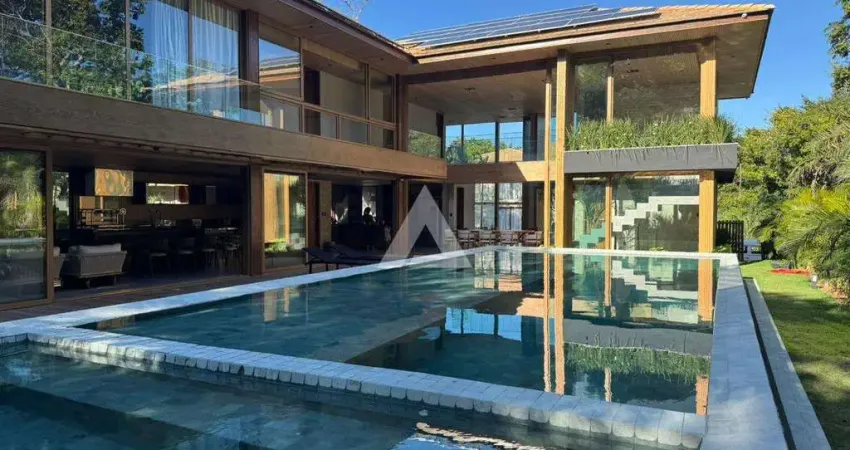 Casa em praia do forte porteira fechada com 6 suítes, 420m² à venda por r$ 15.000.000,00