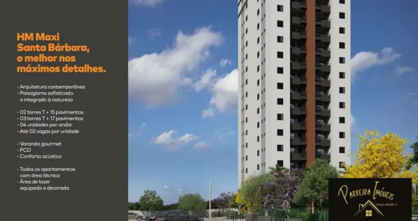 Apartamento com 2 quartos à venda na Avenida Laerson Andia, Jardim Firenze, Santa Bárbara D'Oeste