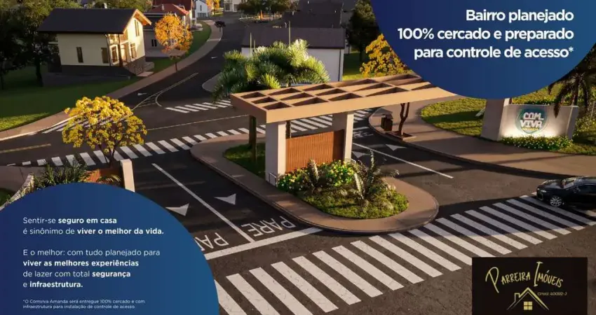 Loteamento comviva amanda - loteamento à venda no bairro recanto orquídeas - monte mor/sp