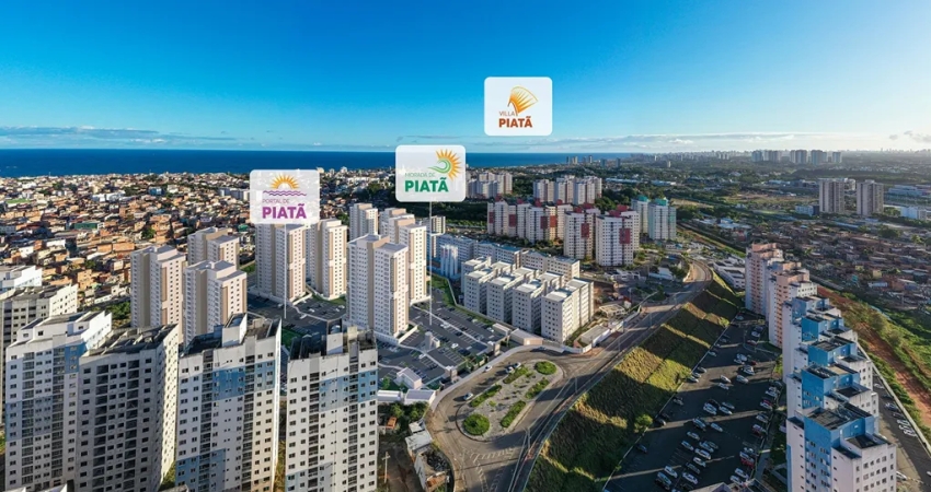 apartamento com 2 dormitórios a venda em Piatã Lazer completo em construção
