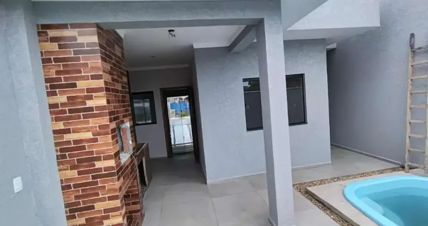 Casa à venda em barra velha, itajuba: novos - pronto para morar, com churrasqueira