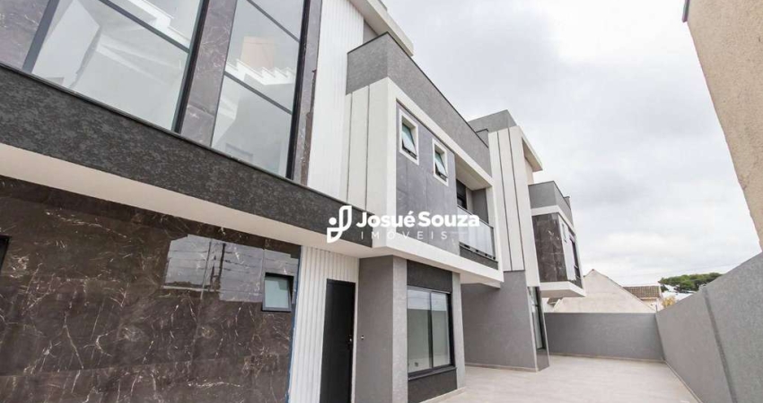 Sobrado Novo com 3 dormitórios à venda, 142 m² por R$ 1.199.000 - Vista Alegre - Curitiba/PR