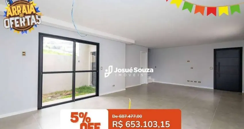Sobrado com 3 dormitórios à venda, 122 m² por R$ 653.103,15 - Abranches - Curitiba/PR