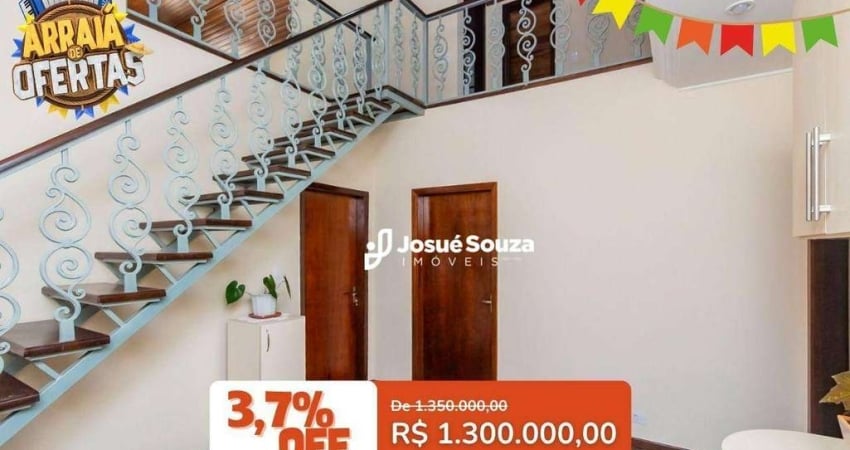 Casa com 4 dormitórios à venda, 350 m² por R$ 1.300.000,00 - Santa Felicidade - Curitiba/PR