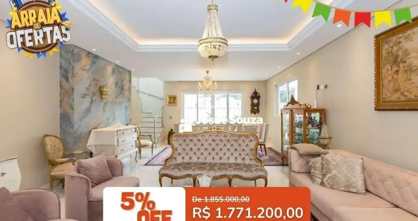 Casa com 4 dormitórios à venda, 274 m² por R$ 1.771.200,00 - Tanguá - Curitiba/PR