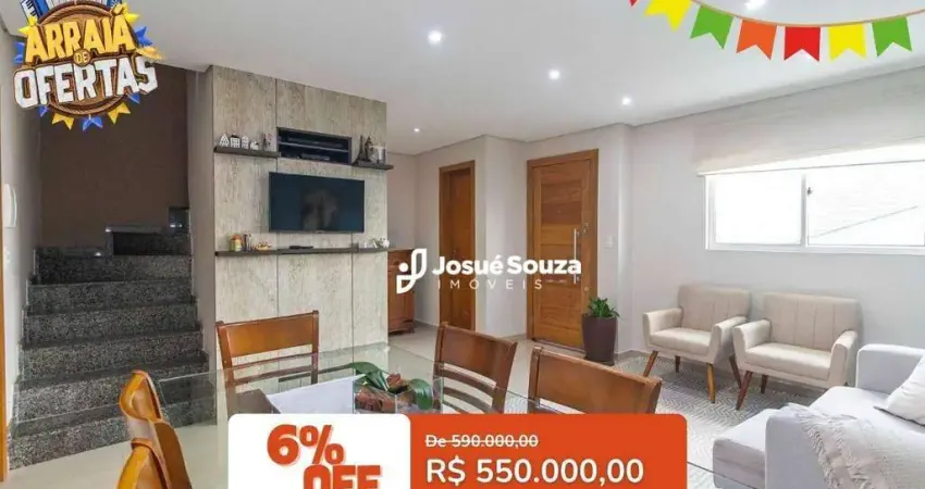 Sobrado com 3 dormitórios à venda, 158 m² por R$ 550.000,00 - Uberaba - Curitiba/PR