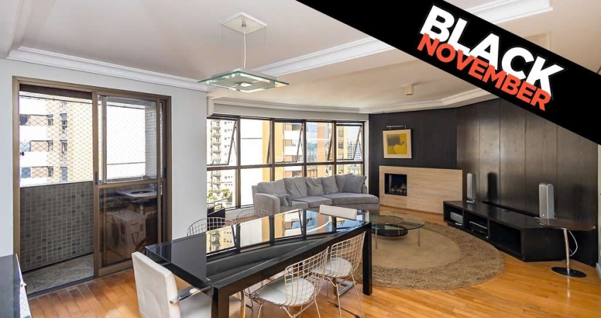 Apartamento à venda, 3 quartos mobiliado no mossunguê, curitiba, pr