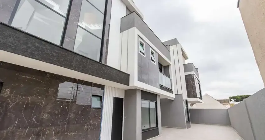 Sobrado novo com 3 dormitórios à venda, 142 m² por r$ 1.199.000 - vista alegre - curitiba/pr