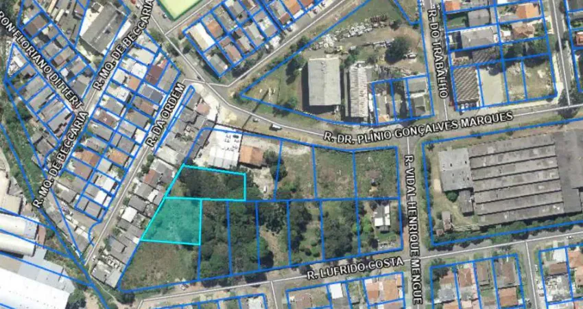 Terreno à venda na Rua Lufrido Costa, 556, Pinheirinho, Curitiba