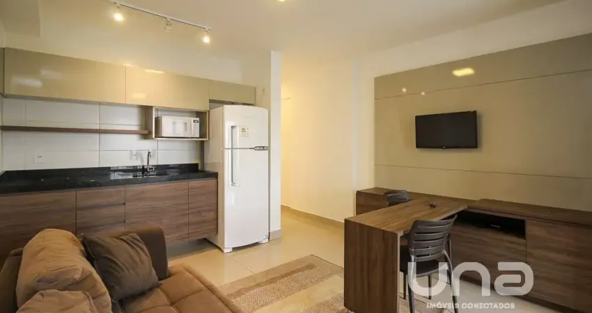 Studio mobiliado para alugar no centro com 1 quarto - residencial hub home