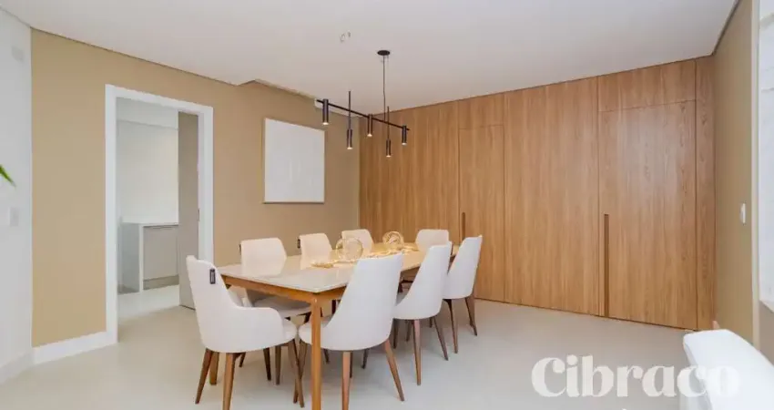 Apartamento no batel com 3 quartos sendo 3 suíte, próximo hospital ônix.