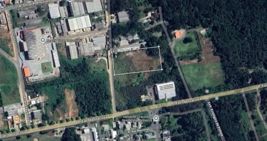 Terreno em Colombo, de 8.811,21 m², próximo a Estrada da Graciosa e Alphaville