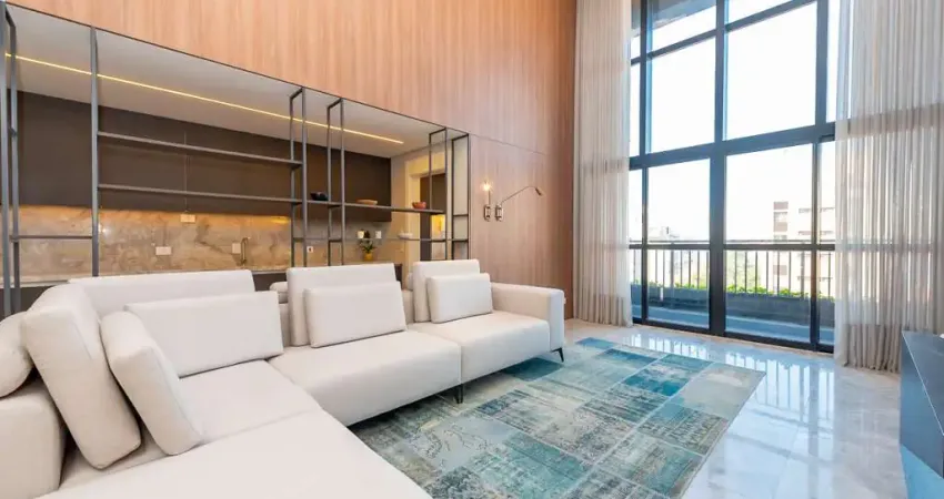 Apartamento com 2 quartos no bairro batel, próximo a praça do japão