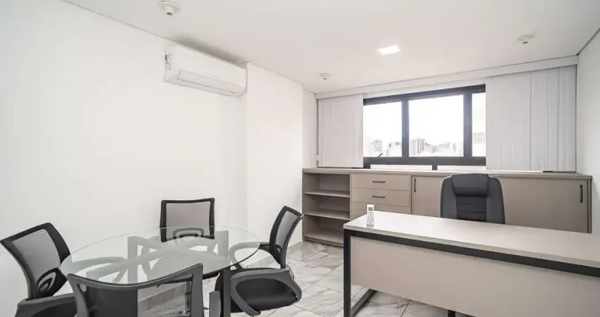 Sala comercial mobiliada para alugar no centro de 38,25m² - green center office