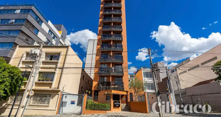 Apartamento para alugar no Batel com 1 quarto de 59,14m² - Edifício Heitor Villa Lobos
