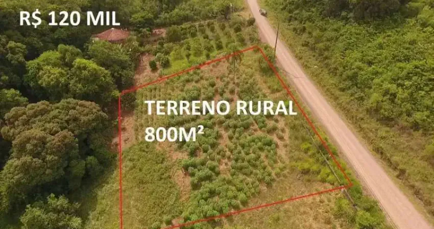 [90236]  MINI CHÁCARA/TERRENO RURAL COM LUZ E INTERNET FIBRA ÓTICA EM TAQUARA