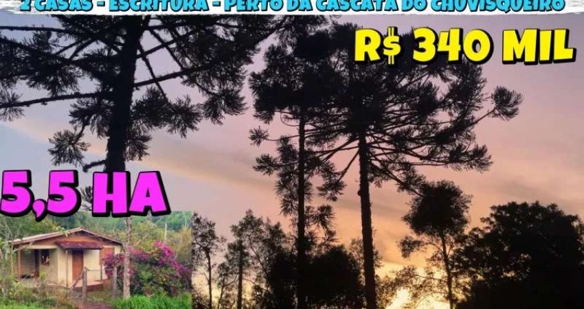[120911]   CHÁCARA EM RIOZINHO 2 CASAS POMAR RIACHO PRÓX CASCATA DO CHUVISQUEIRO