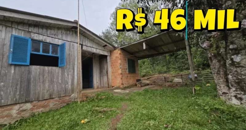 [571] TERRENO RURAL EM SANTO ANTÔNIO DA PATRULHA CASA LUZ FIBRA ÓTICA ÁGUA ENCANADA E FRUTÍFERAS