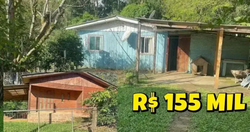 [564]IMÓVEL RURAL EM TAQUARA COM ESCRITURA REGISTRADA, 2 CASAS,LUZ, ÁGUA, TODA CERCADA
