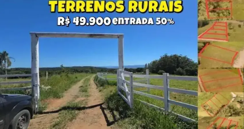 [758] LOTES RURAIS  EM TAQUARA À PARTIR DE  1000M² LUZ FIBRA ÓTICA POÇO INDUSTRIAL 50% ENTRADA