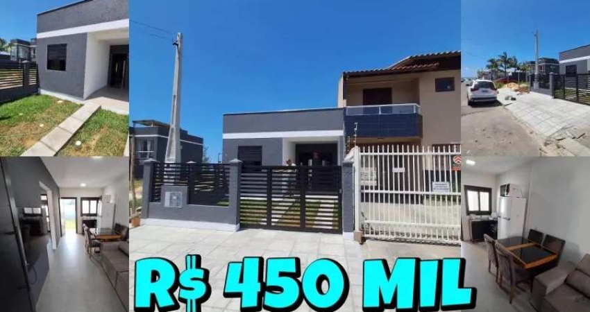 [769] CASA COM 2 QUARTOS E 2 BANHEIROS EM CAPÃO DA CANOA A 50 M DO MAR