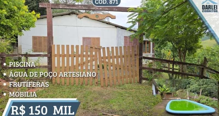 [871] MINI CHACRINHA EM SANTO ANTÔNIO DA PATRULHA PISCINA, POÇO ARTESIANO