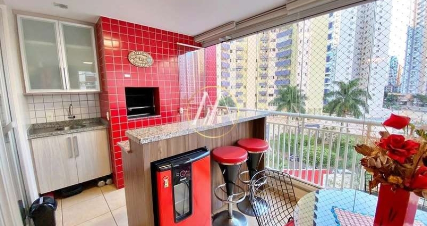 Apartamento à venda com 3 quartos sendo uma suíte, 130m² privativos, rua Antonio Pisicchio, Gleba Palhano - Londrina/PR