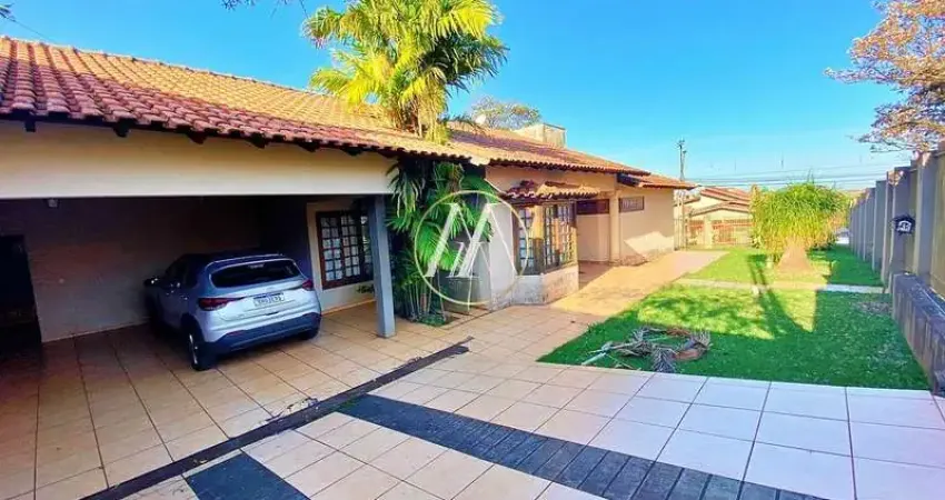 Casa à venda com 3 quartos, suíte e 190m² no centro de cambé/pr – 664m² de terreno