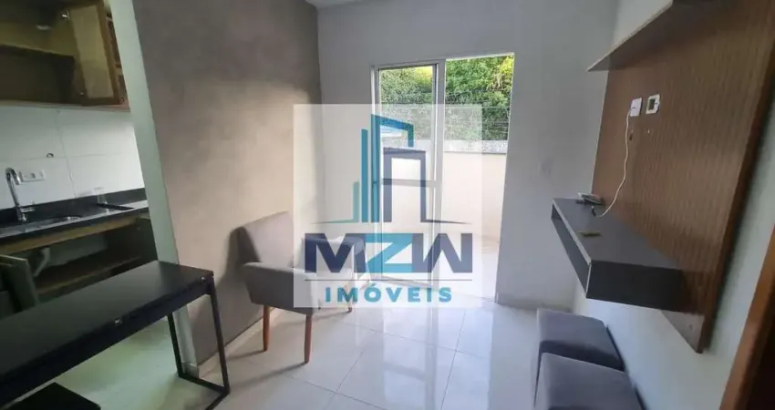 Apartamento garden, 1 dormitório com varanda, 40m², para locação, vila ivone (vila santa clara), sã