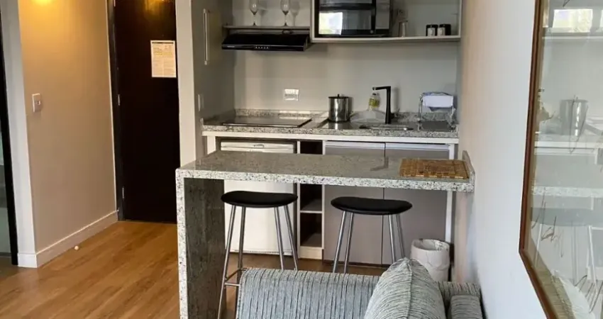 Flat com 1 quarto, mobiliado para locação em alphaville, são paulo