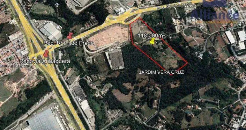 Área à venda, 118000 m² por R$ 16.000.000,00 - Jardim Vera Cruz - Louveira/SP