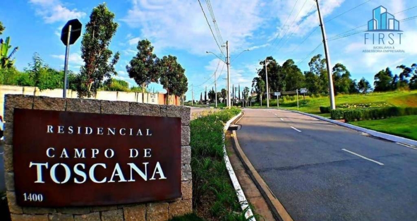 Terreno à venda, 800 m² por R$ 1.596.000,00 - Condomínio Campo de Toscana - Vinhedo/SP