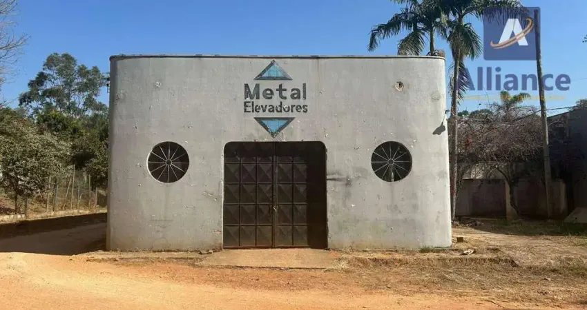 Galpão para alugar, 380 m² por r$ 4.500,00/mês - ponte preta - louveira/sp