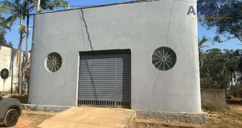 Galpão para alugar, 380 m² por r$ 4.500,00/mês - ponte preta - louveira/sp