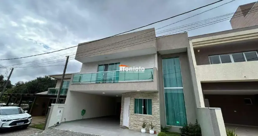 Sobrado em condomínio para aluguel, 3 quartos, 2 suítes, 2 vagas, itália - são josé dos pinhais/pr