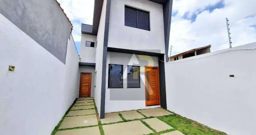 Sobrado novo a venda com 3 quartos sendo 1 suíte 99 m² no caputera - mogi das cruzes/sp