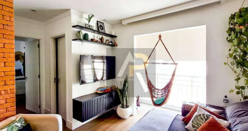 Apartamento com 2 dormitórios à venda, 63 m² por r$ 490.000 - cézar de souza - mogi das cruzes/sp