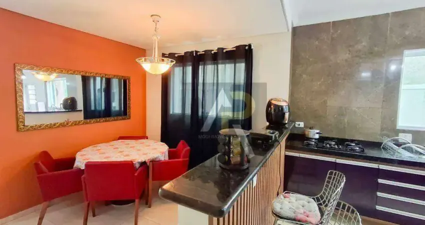 Sobrado com 3 dormitórios à venda, 120 m² por r$ 550.000 - cézar de souza - mogi das cruzes/sp