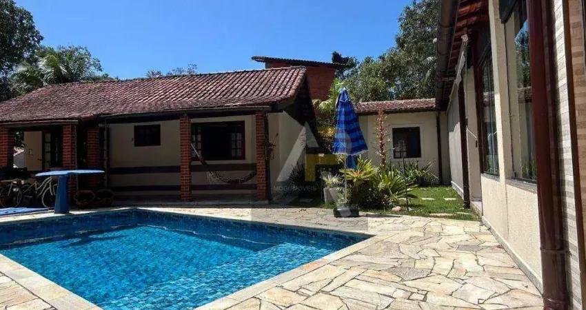 Casa com 4 dormitórios à venda, 200 m² por r$ 1.149.000 - residencial guaratuba - bertioga/sp