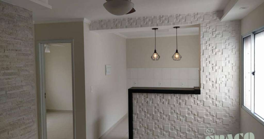 Apartamento com 2 dormitórios à venda, 44 m² por R$ 150.000,00 - Araretama - Pindamonhangaba/SP