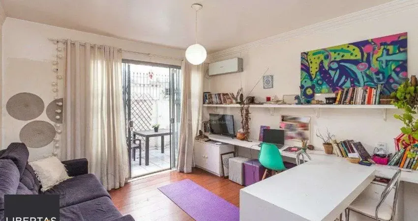 Apartamento térreo com pátio de 1 dormitório