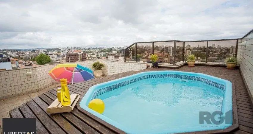 Cobertura no Jardim Planalto, de 3 dormitórios e 2 vagas com 260m²